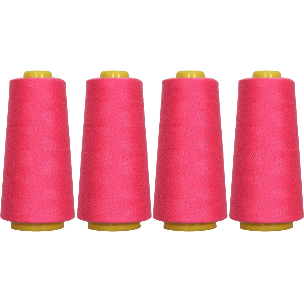 Threadart Polyester Serger Thread - 2750 yds 40/2 - 4 Cone Bundle Pack - 56 Colors Available -